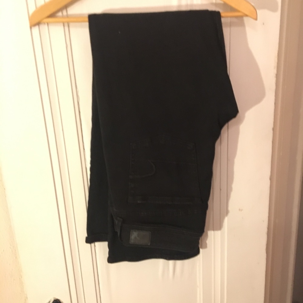 American Eagle Black kickbootcut jeans-Size 12